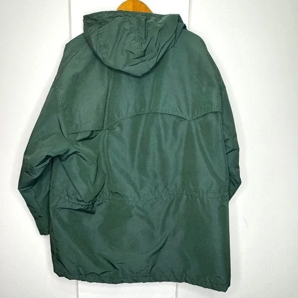 Vintage Woolrich Wool Blanket Lined Chore Coat Mens XXL Green - Picture 2 of 12